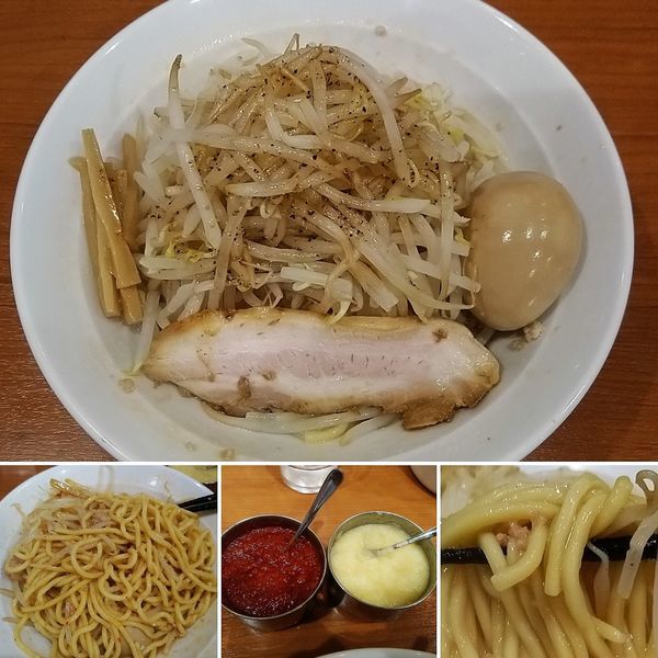 「まぜそば＋味玉＝850円」@中華そば 七麺鳥の写真