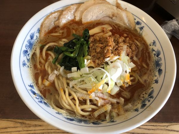 「担々麺 半肉盛り」@次念序の写真
