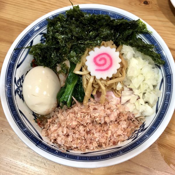 「背脂煮干し油そば M200g ￥850」@アメノオトの写真