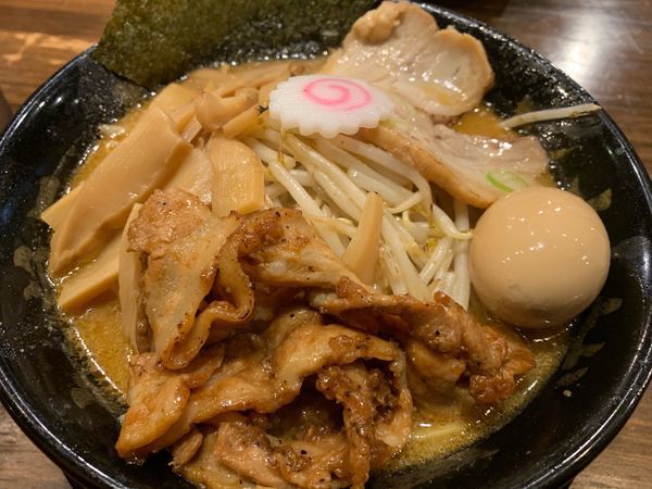 「特製百年味噌ラーメン」@マルキン本舗 大間野店の写真