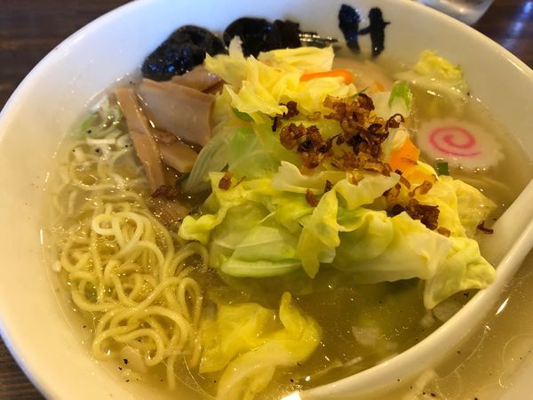 「塩野菜ラーメン 880円」@ラーメンみたけの写真
