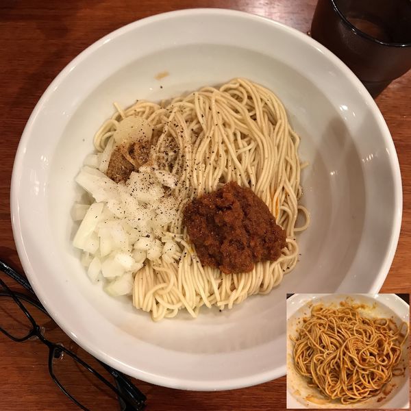 「四川式カレーの和え玉」@麺処 にぼし香 横浜店の写真