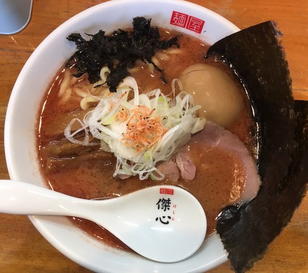 「傑心の海老らーめん」@麵屋 傑心の写真