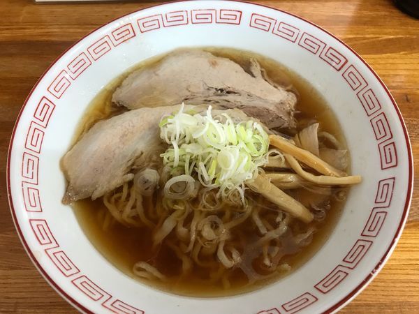 「中華そば 麺半分  こってり  500円」@中華そば 琴のの写真