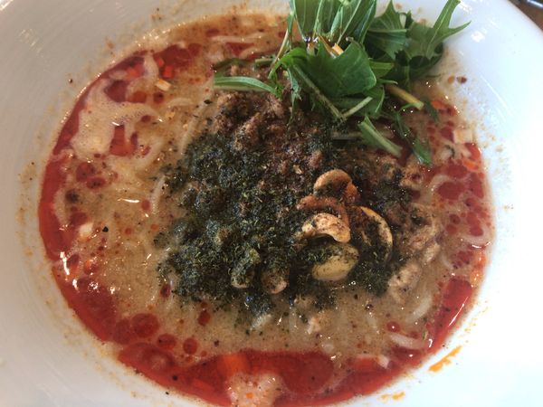 「汁あり担々麺すごい痺れ950円+青花椒50円」@175°DENO～担担麺～ 福島店の写真