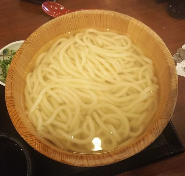 「釜玉得半額240円」@丸亀製麺 米沢店の写真