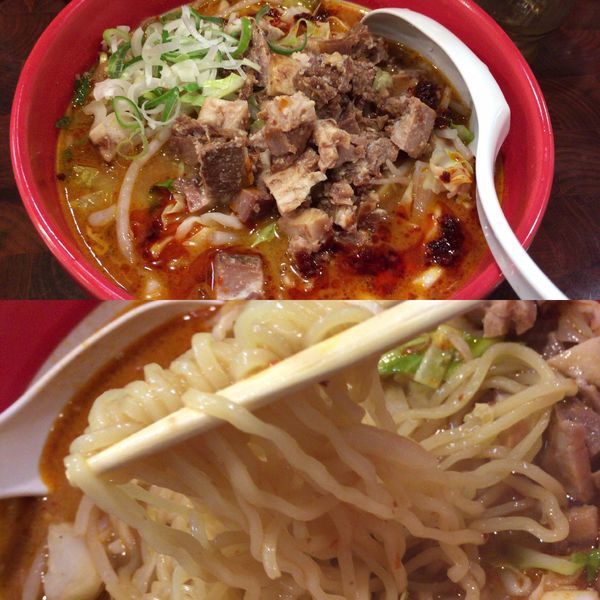 「ピリ辛ラージャン麺」@龍の子 所沢店の写真