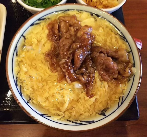「肉たまあんかけ並650円」@丸亀製麺 米沢店の写真