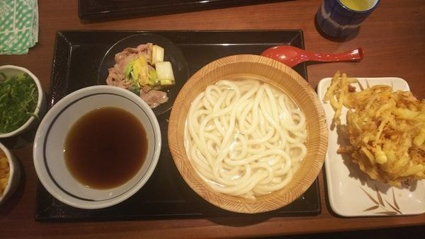 「鴨つけ釜揚」@丸亀製麺 山形店の写真