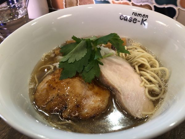 「にぼしのらぁめん 750円」@ramen case-Kの写真