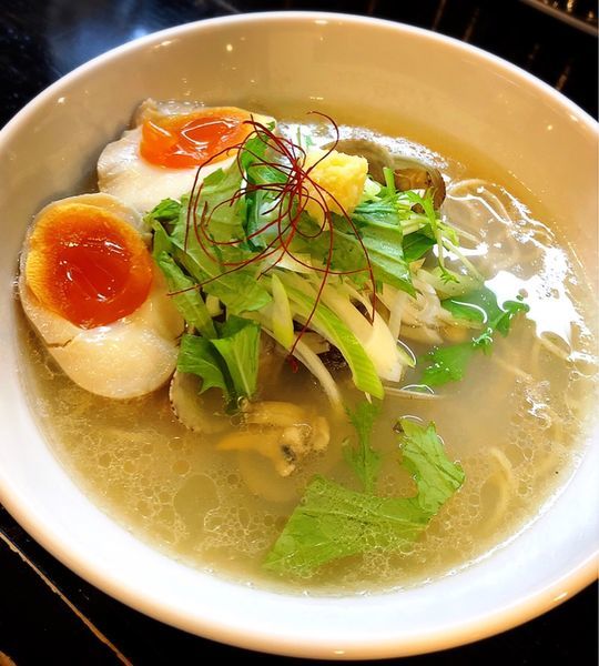「【限定】濃厚あさりだしらーめん」@麺や 笑 ～Sho～の写真
