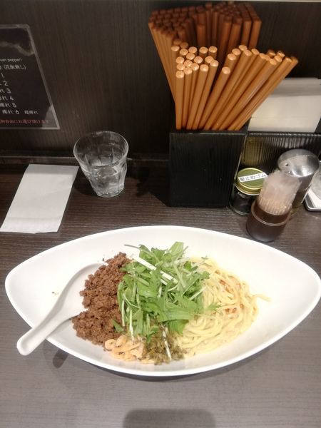 「つゆなし担担麺　880円」@四川担担麺 阿吽 キッテグランシェ店の写真