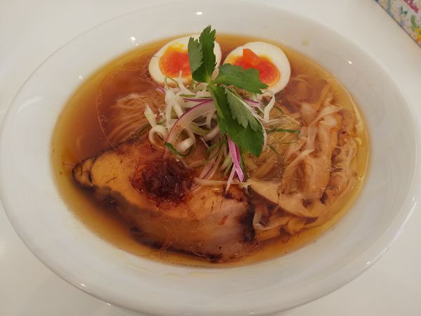 「あっさりトリソバ　〈並〉　＋味玉：クーポン券」@トリソバノミコトの写真