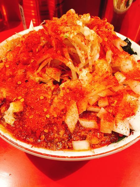 「麻婆まぜそば 南極」@ひたちなか大盛軒の写真