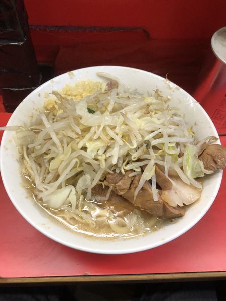 「ぶた入りラーメン」@ラーメン二郎 三田本店の写真