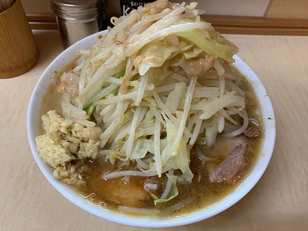 「小ラーメン(ヤサイ・ニンニク・アブラ)」@ラーメン二郎 京成大久保店の写真