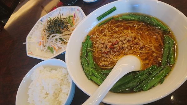 「台湾ラーメンセット」@中華料理 萬珍館 名駅店の写真