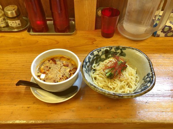 「伊勢海老坦坦つけ麺」@辛っとろ麻婆麺 あかずきんの写真