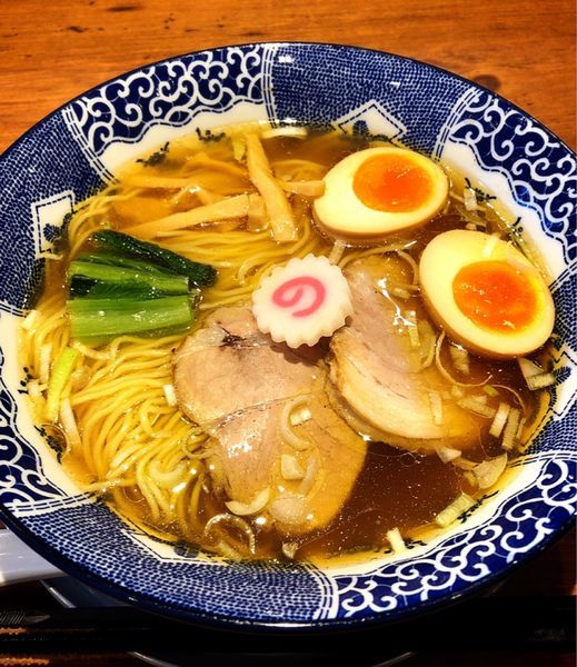 「清湯醤油らーめん(味玉)」@ハマカゼ拉麺店の写真
