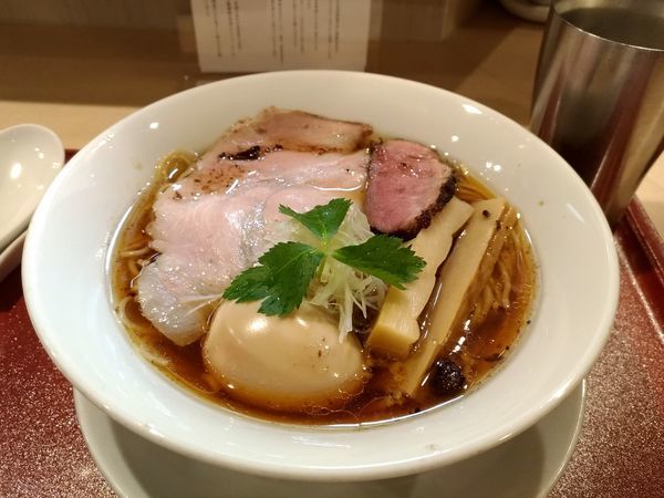 「味玉紀州鴨そば」@燃えよ麺助の写真