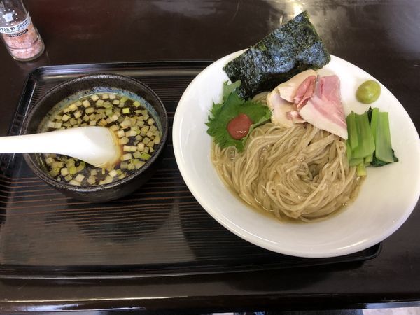 「【ぬるぬる】昆布水つけそば」@と多゛食堂の写真