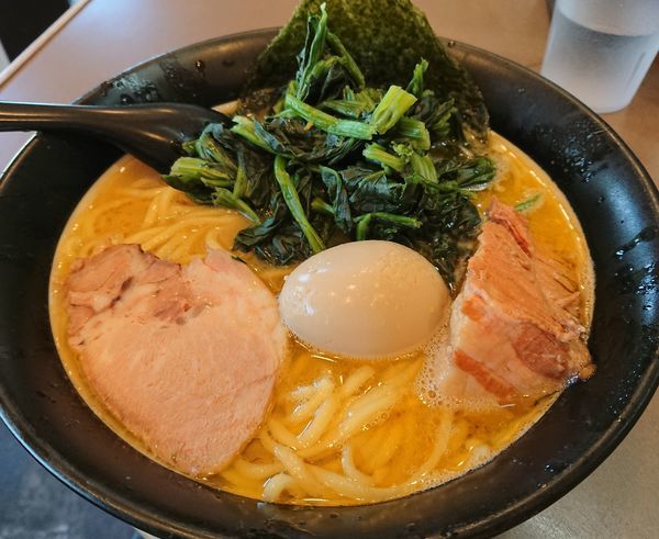 「太麺 肉３点盛」@誠屋 大森山王店の写真