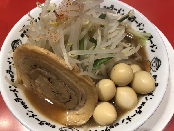 「野郎ラーメン  うずら」@野郎ラーメン 渋谷センター街総本店の写真