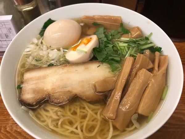 「和風柳麺＋味玉＋メンマ」@麺屋ひょっとこの写真