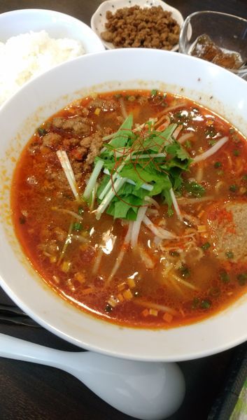 「赤ゆず胡麻担々麺930円」@柏担々麺の写真