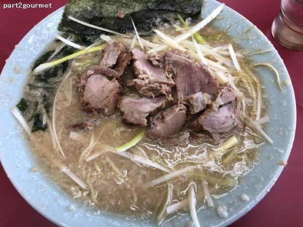 「ネギチャーシュメン (840円)」@ラーメンショップ 牛久結束店の写真