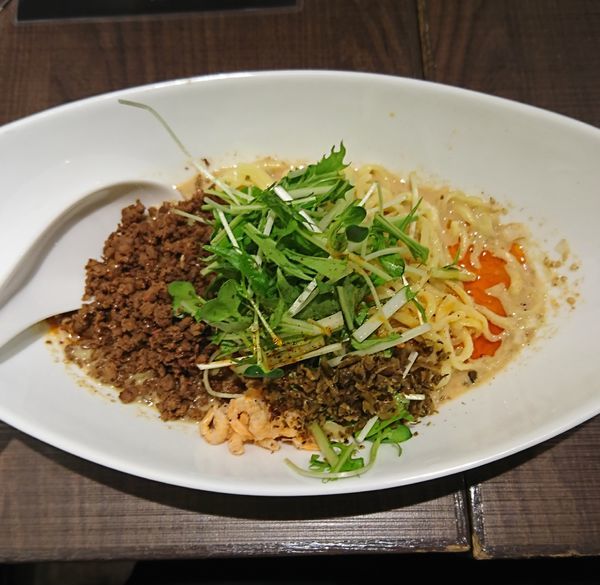 「つゆ無担々麺(850円)」@四川担担麺 阿吽 北浦和店の写真