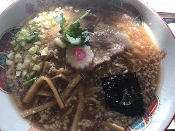 「濃厚ラーメン800円+ニンニク50円」@愛染の写真
