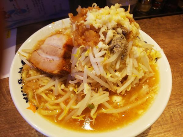 「にぼ二郎 (麺の大盛) 780円」@濃厚煮干しラーメン 麺屋 弐星 六甲道店の写真