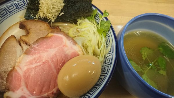 「昆布水のあっさりつけ麺 (塩)＋中盛無料」@麺処 有彩の写真