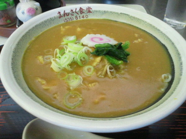 「カレーそば 670円」@まんさく食堂の写真