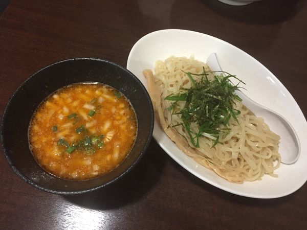 「濃厚鶏辛つけそば」@麺屋きよたかの写真