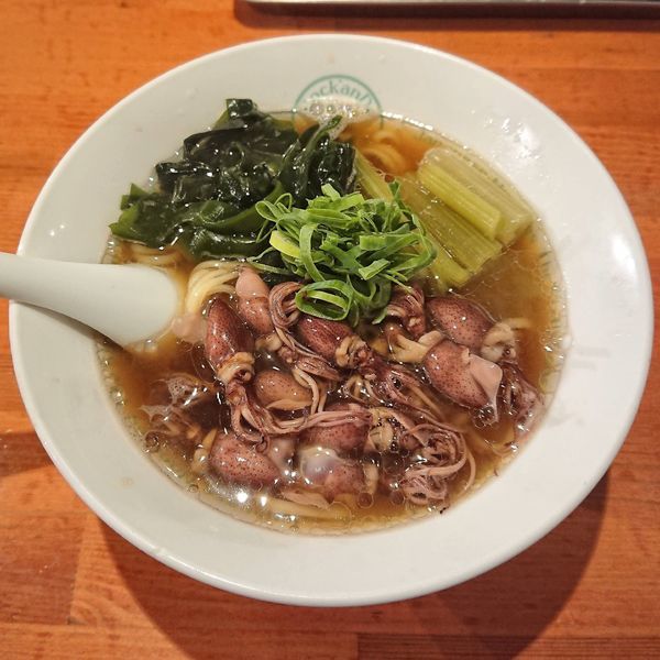 「イカ三昧🦑（イカ干し清湯）」@麺屋 六感堂 Rock'anDoの写真