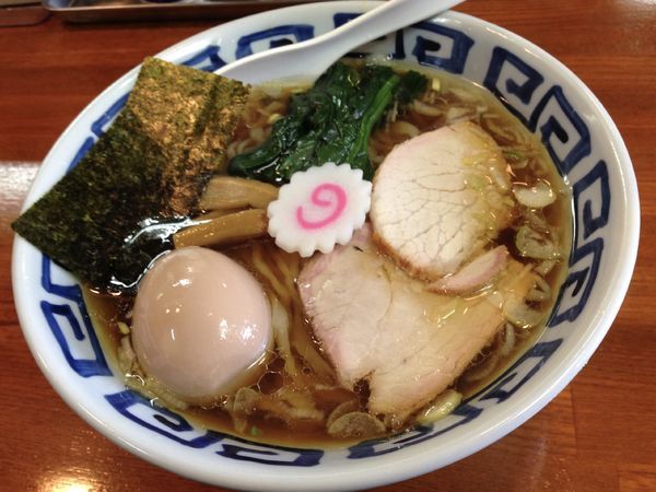 「味玉中華そば」@手打ち中華そば 竹の助の写真