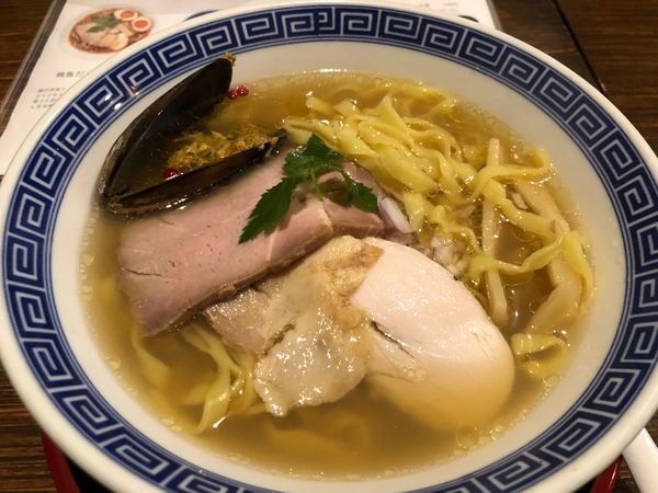 「貝だし塩そば850円」@だし廊 -DASHIRO-の写真