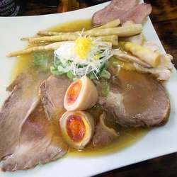 蟹塩そば＋特製裕盛り（数量限定）　750＋350円