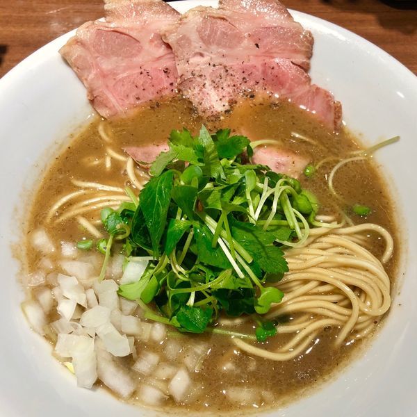 「濃厚烏賊煮干中華そば （醤油） 780円」@麺屋 ねむ瑠の写真