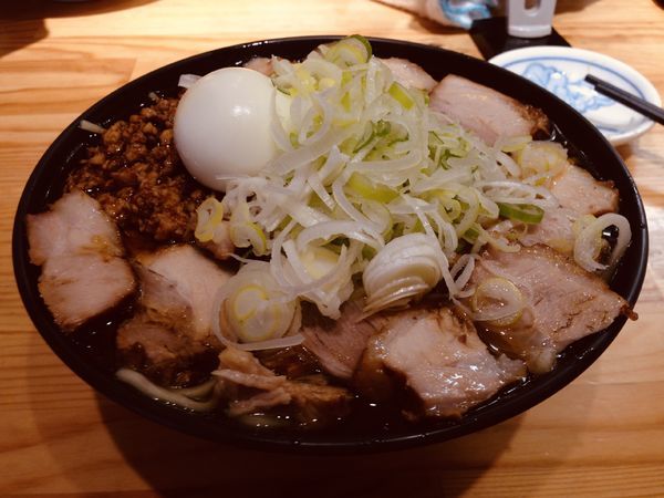 「激辛チャーシューメン＋玉子」@北大塚ラーメンの写真