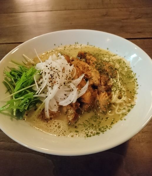 「トリソバ 塩味 大盛」@natural taste cafe analogの写真