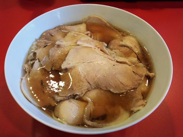 「醤油らーめん ポーク￥800」@西梅田 らんぷの写真