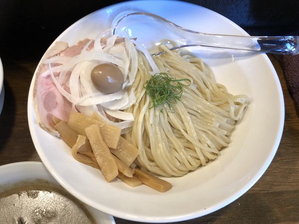 「つけ麺スープ2種付き(煮干し、冷やし坦々)」@Soupmenの写真