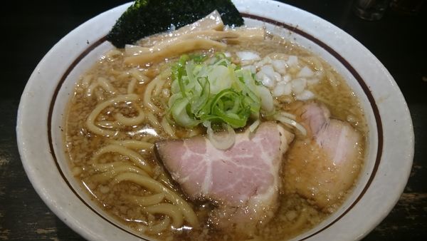 「煮干しそば 中盛り（800円）」@中華そば しながわの写真