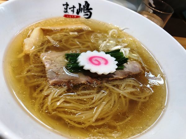 「中華蕎麦＋ばけ（替え玉）」@中華蕎麦 ます嶋の写真