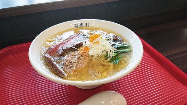 「ごちそう喜連川 塩ラーメン900円(込)」@竹末 道の駅本陣の写真