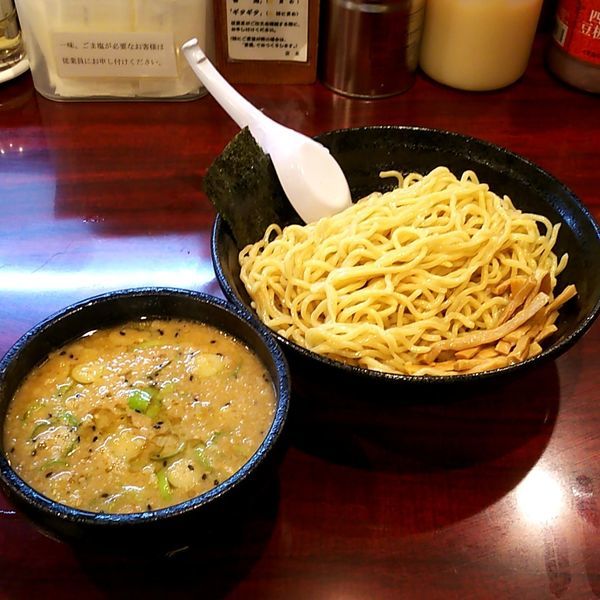 「味噌つけめん (300g)」@こってりらーめん なりたけ 本八幡店の写真