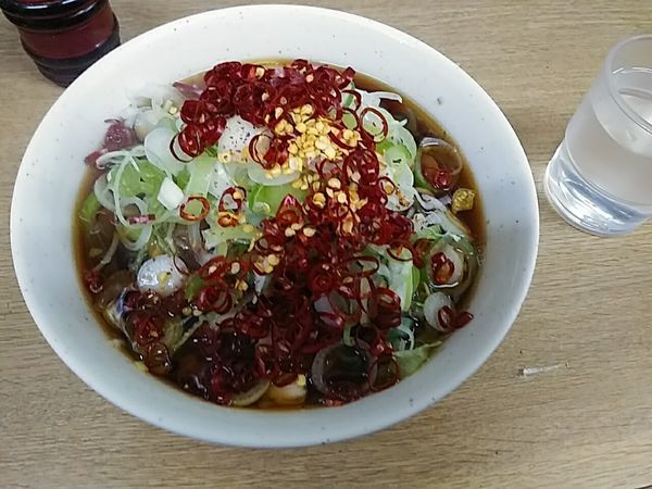 「ゲソそば」@一由そば 日暮里店の写真